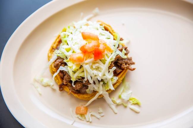 Order Ground Beef Sope food online from El Famous Burrito store, Lombard on bringmethat.com