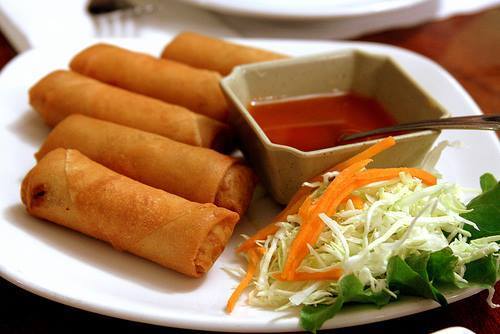 Order Vietnamese  Fried Spring Roll (5ps) food online from Teazentea store, Brentwood on bringmethat.com
