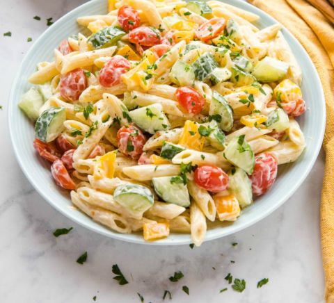 Order Pasta Salad food online from Janik's Cafe store, Chicago on bringmethat.com