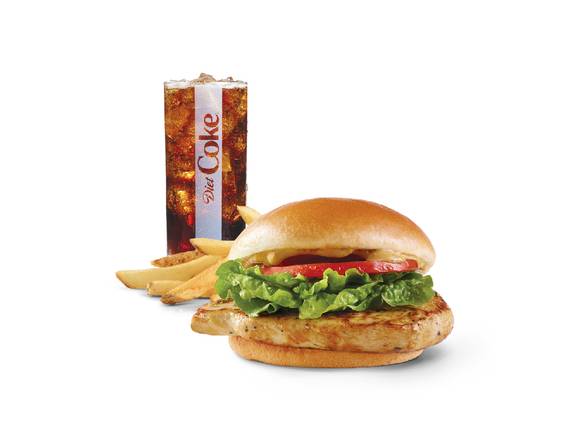 Order Grilled Chicken Sandwich Combo food online from Wendy store, Plain City on bringmethat.com