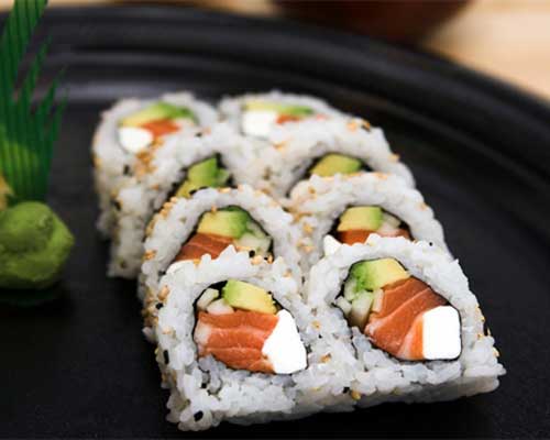 Order Bagel Maki food online from Niu Japanese Fusion Lounge store, Chicago on bringmethat.com