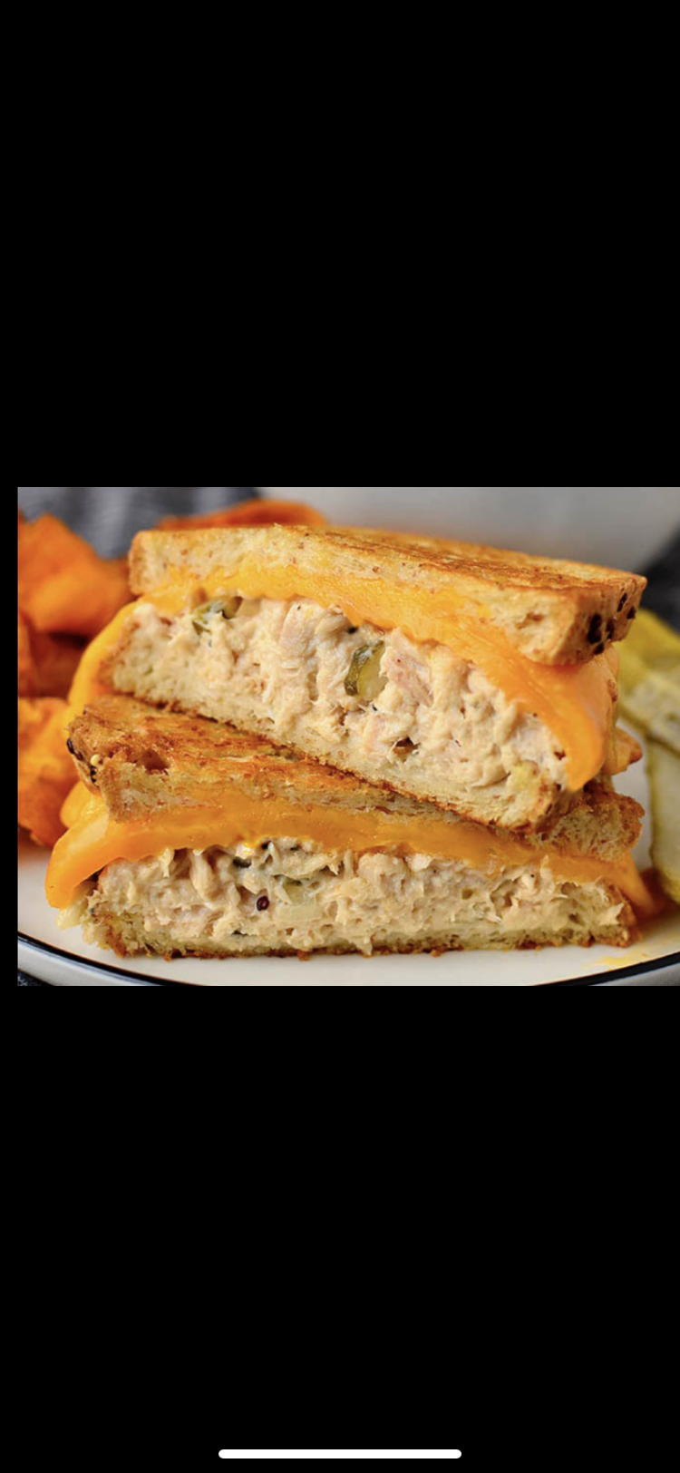 Order Open-Faced Tuna Melt Half pound food online from The Bagel Factory store, Pittsburgh on bringmethat.com