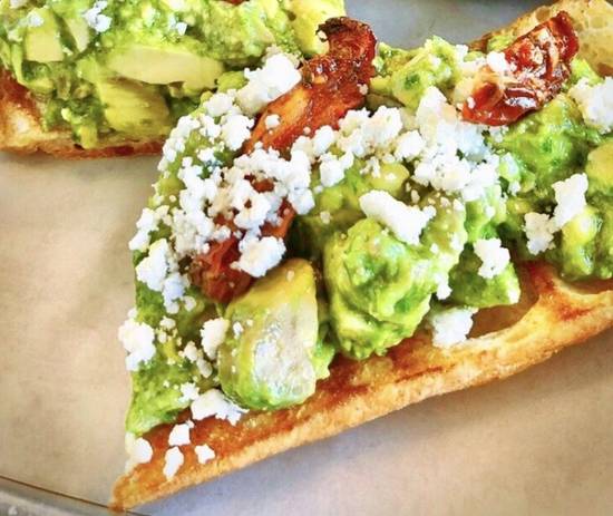 Order Avocado Con Toast food online from Tuscan Son store, Los Angeles on bringmethat.com