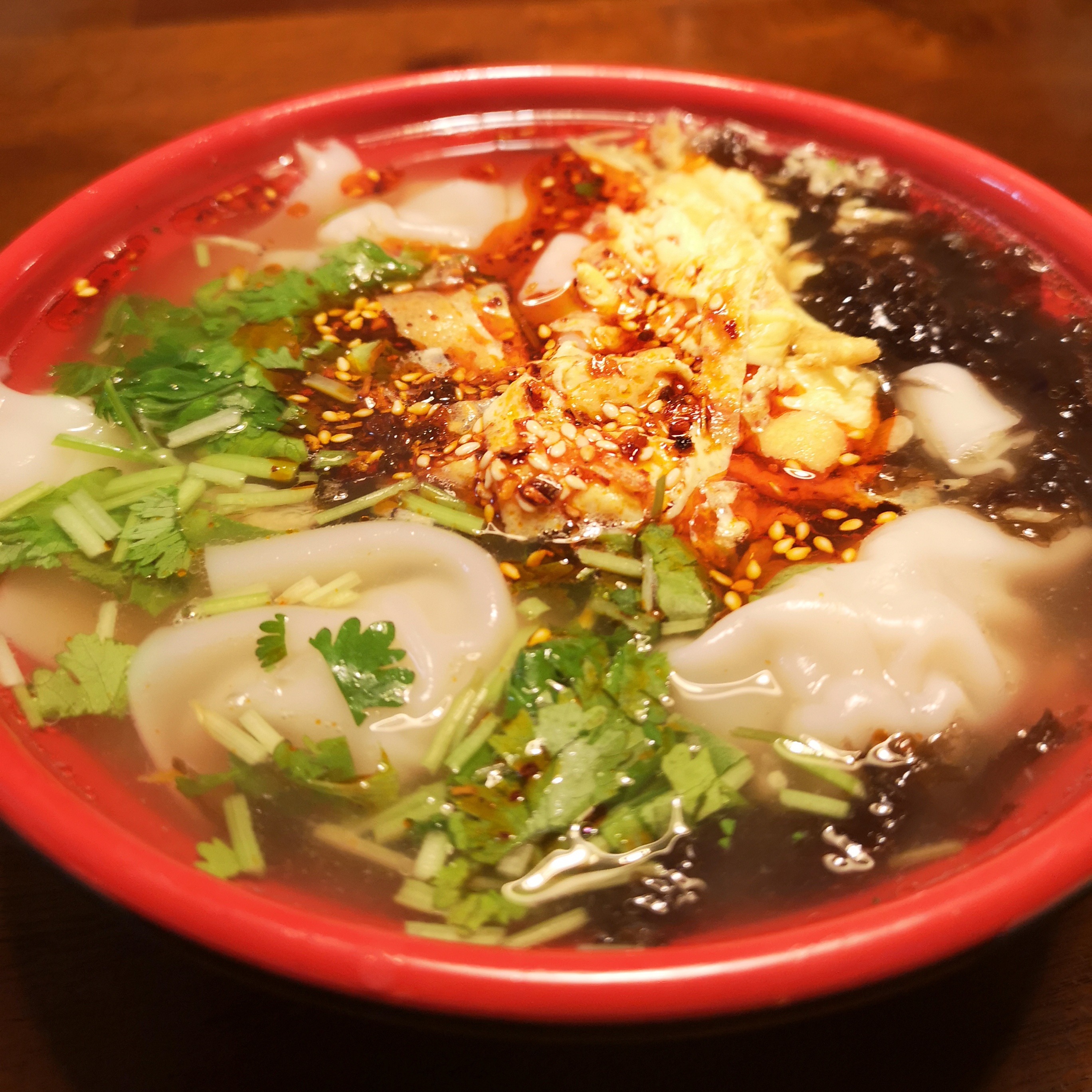 Order 1. Chicken Broth Wonton 鸡汤馄饨 food online from Kung Fu Noodle store, Dayton on bringmethat.com