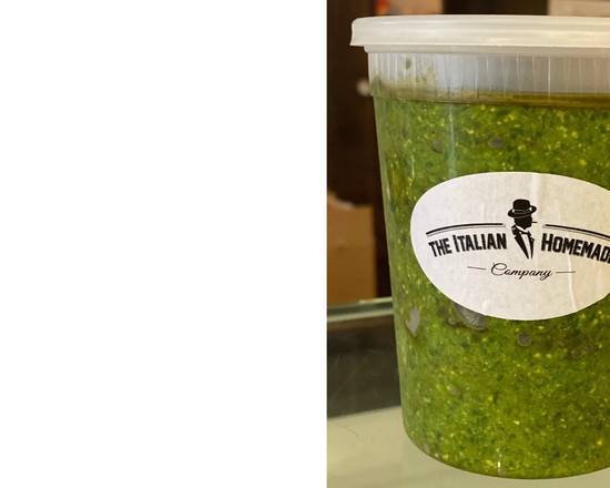 Order Home-Made Pesto (32 oz.) food online from The Italian Homemade Company store, Long Beach on bringmethat.com