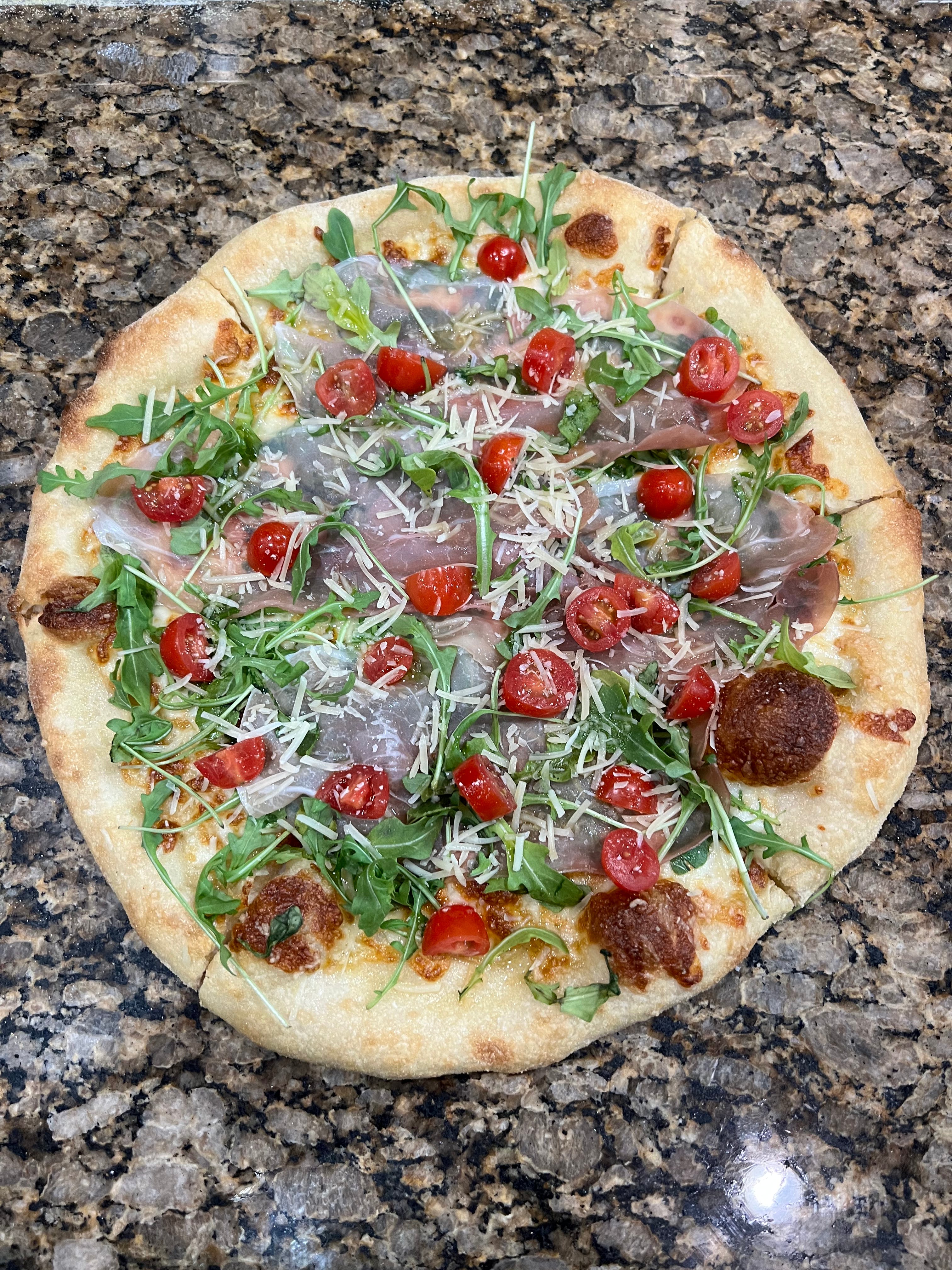 Order Vasto Pizza - Medium 14'' (8 Slices) food online from Evo Brick Oven Pizza store, Philadelphia on bringmethat.com