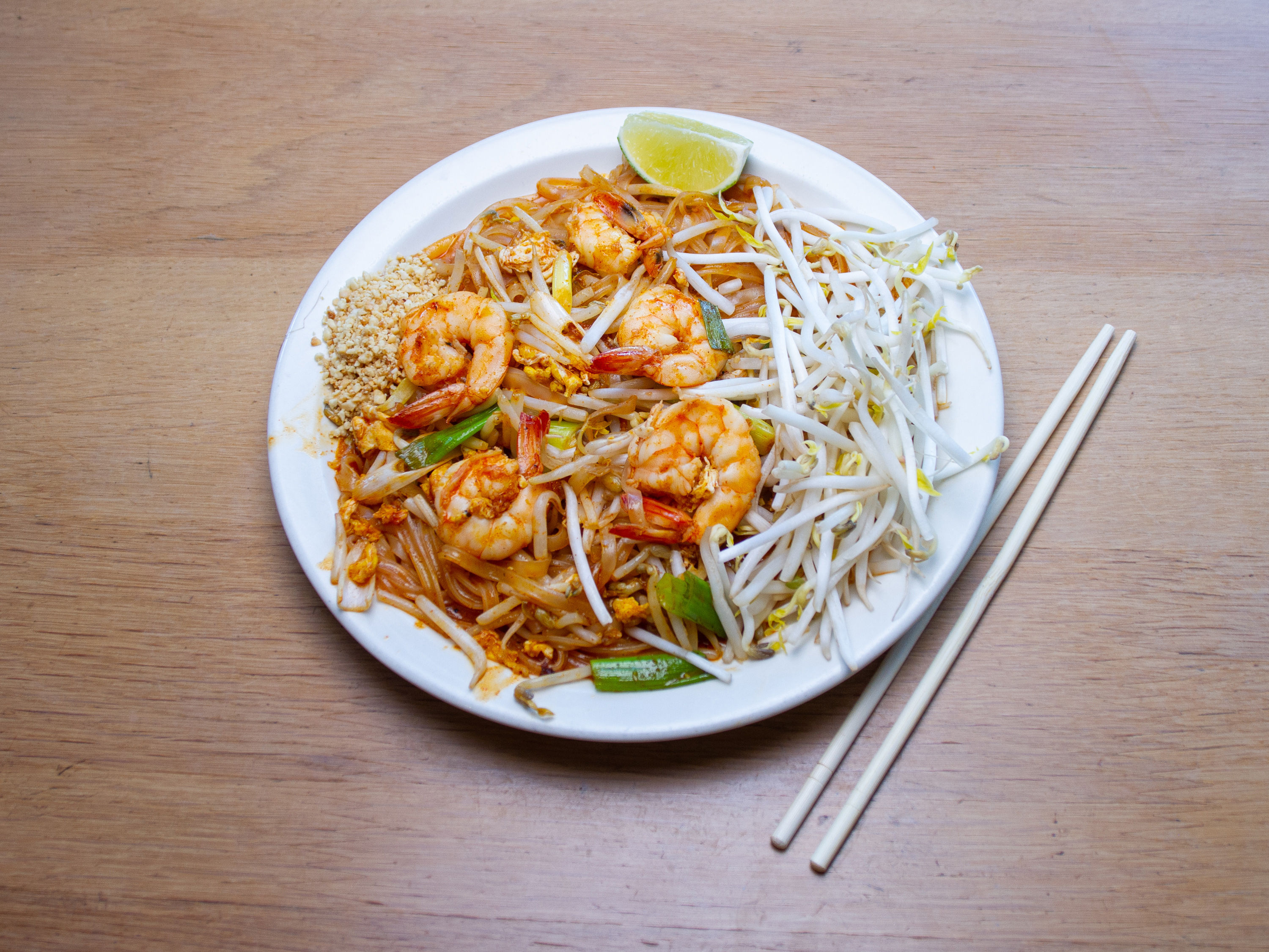 Order 36.Pad Thai food online from The Pot Thai Cafe store, Los Angeles on bringmethat.com
