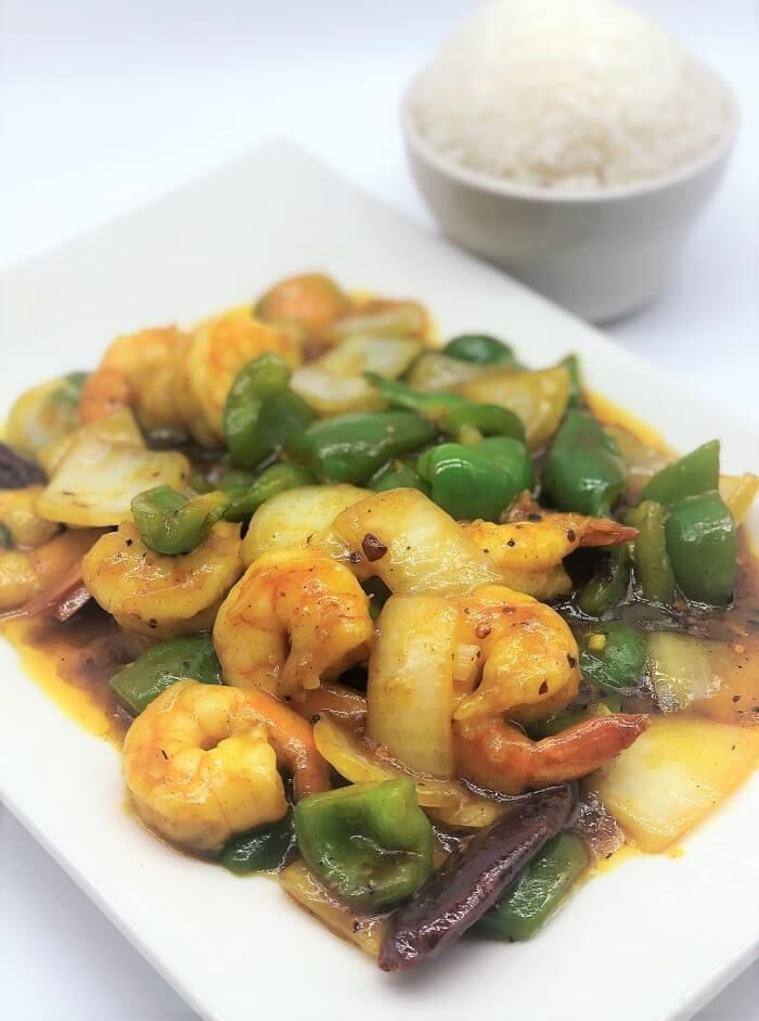Order CURRY SHRIMP food online from Kim Son Cafe  store, Houston on bringmethat.com