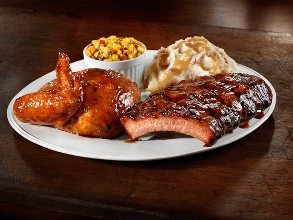 Order 1/3 Baby Back Ribs + 1 Favorite food online from Smokey Bones BBQ and Grill store, York on bringmethat.com