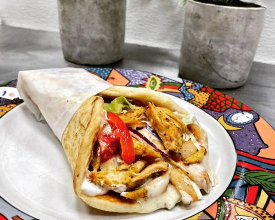 Order Chicken Gyro Wrap food online from Royal Burrito Mexican Grill store, New Orleans on bringmethat.com