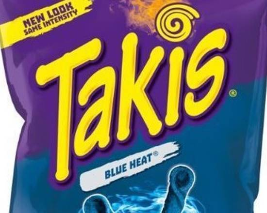 Order Takis Tortilla Chips Blue Heat Hot Chili Pepper 4 oz food online from Shell store, Pleasant Hill on bringmethat.com