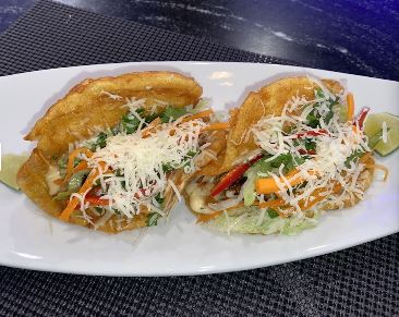 Order Fufu Tacos food online from A World of Taste Lounge store, Atlanta on bringmethat.com