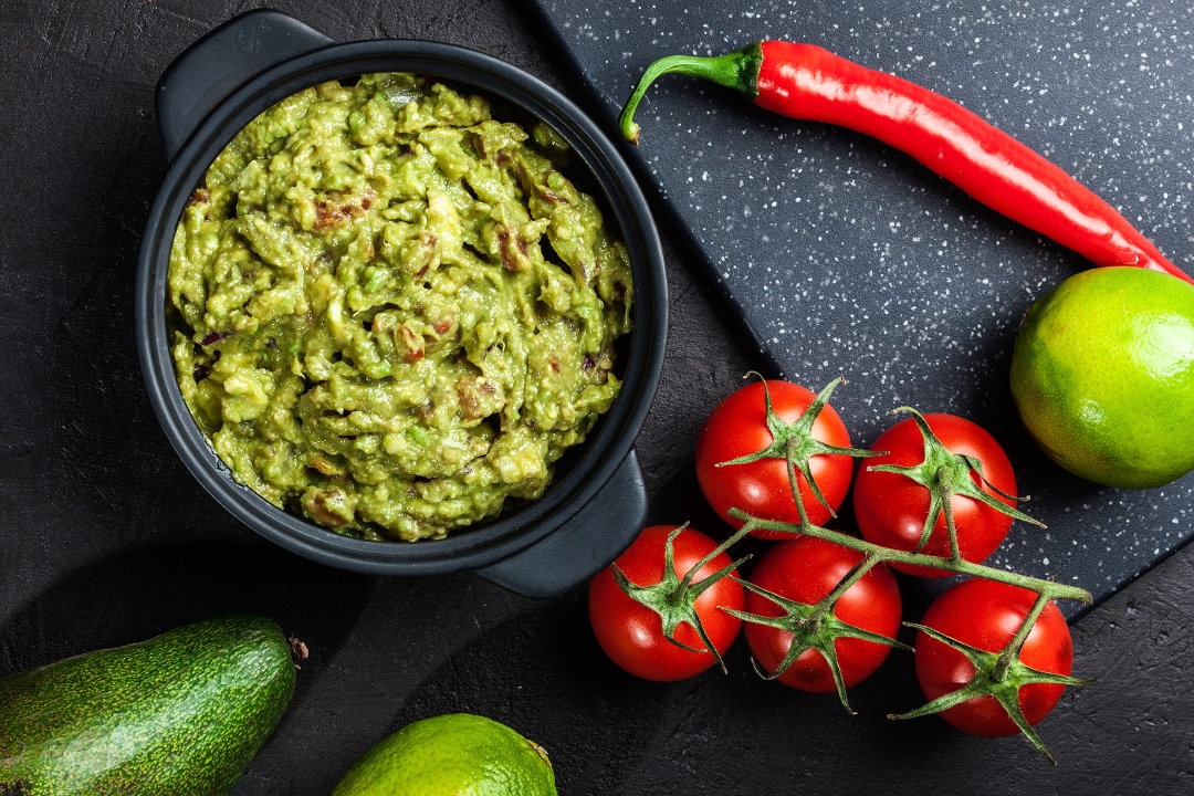 Order Small Guacamole w/ Chips food online from Oaxaca taqueria store, New York on bringmethat.com