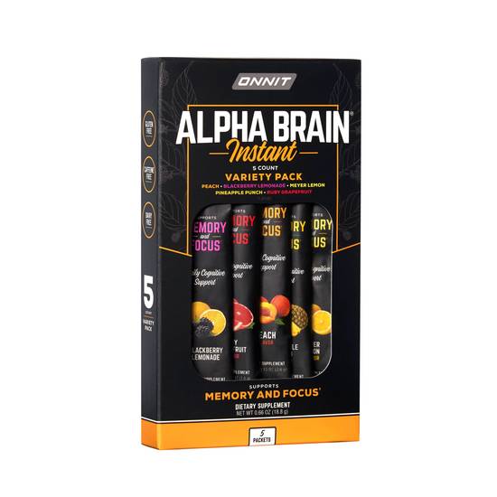 Order Onnit Alpha Brain Instant Dietary Supplement Variety Pack, 5 CT food online from Cvs store, LAKEWOOD on bringmethat.com