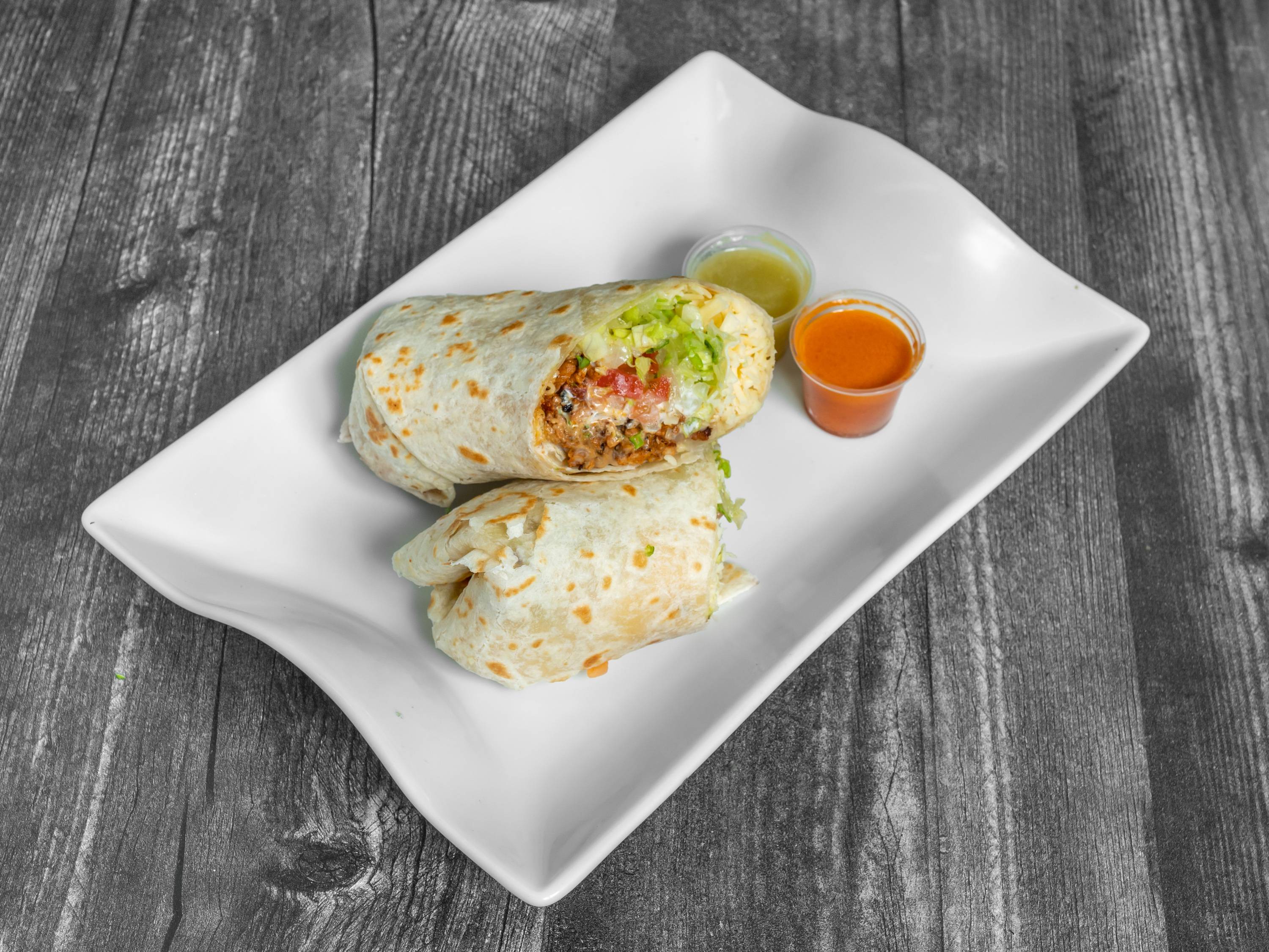 Order Meat Burritos food online from Marvins Tacos store, Belvidere on bringmethat.com