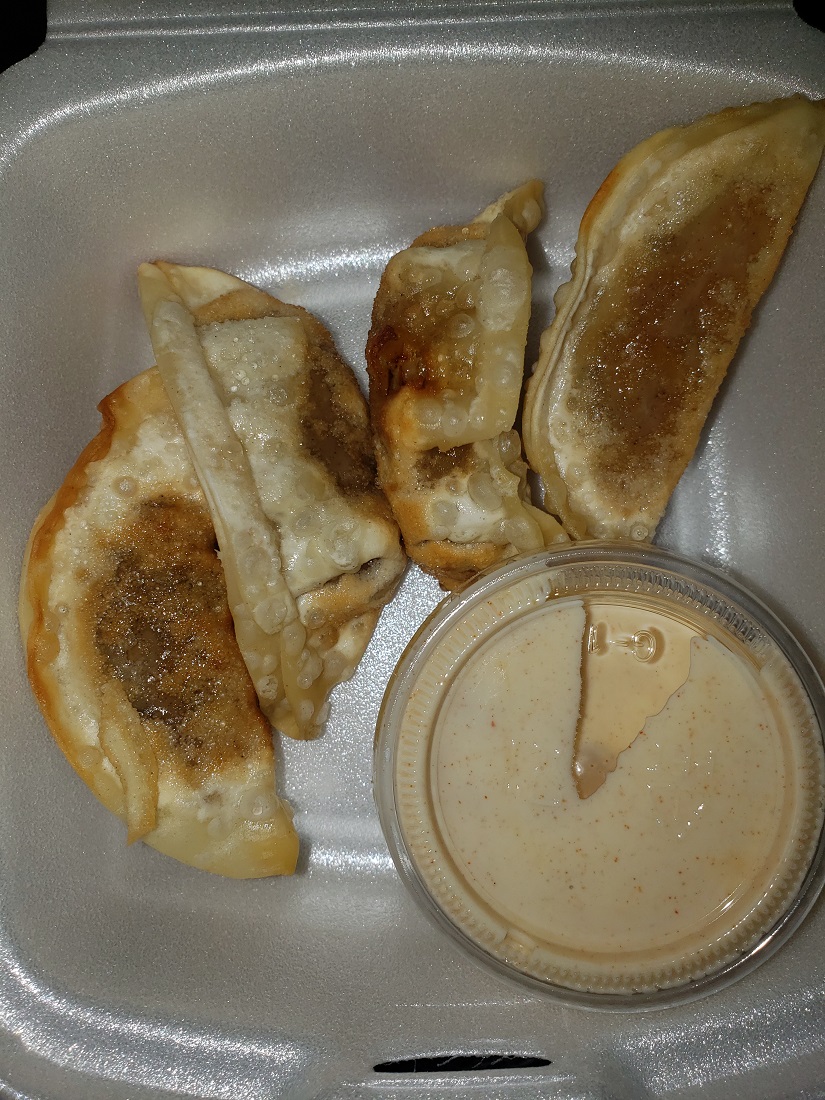 Order 4 Piece Chicken Potsticker  food online from Fuji To Go store, Bedford on bringmethat.com