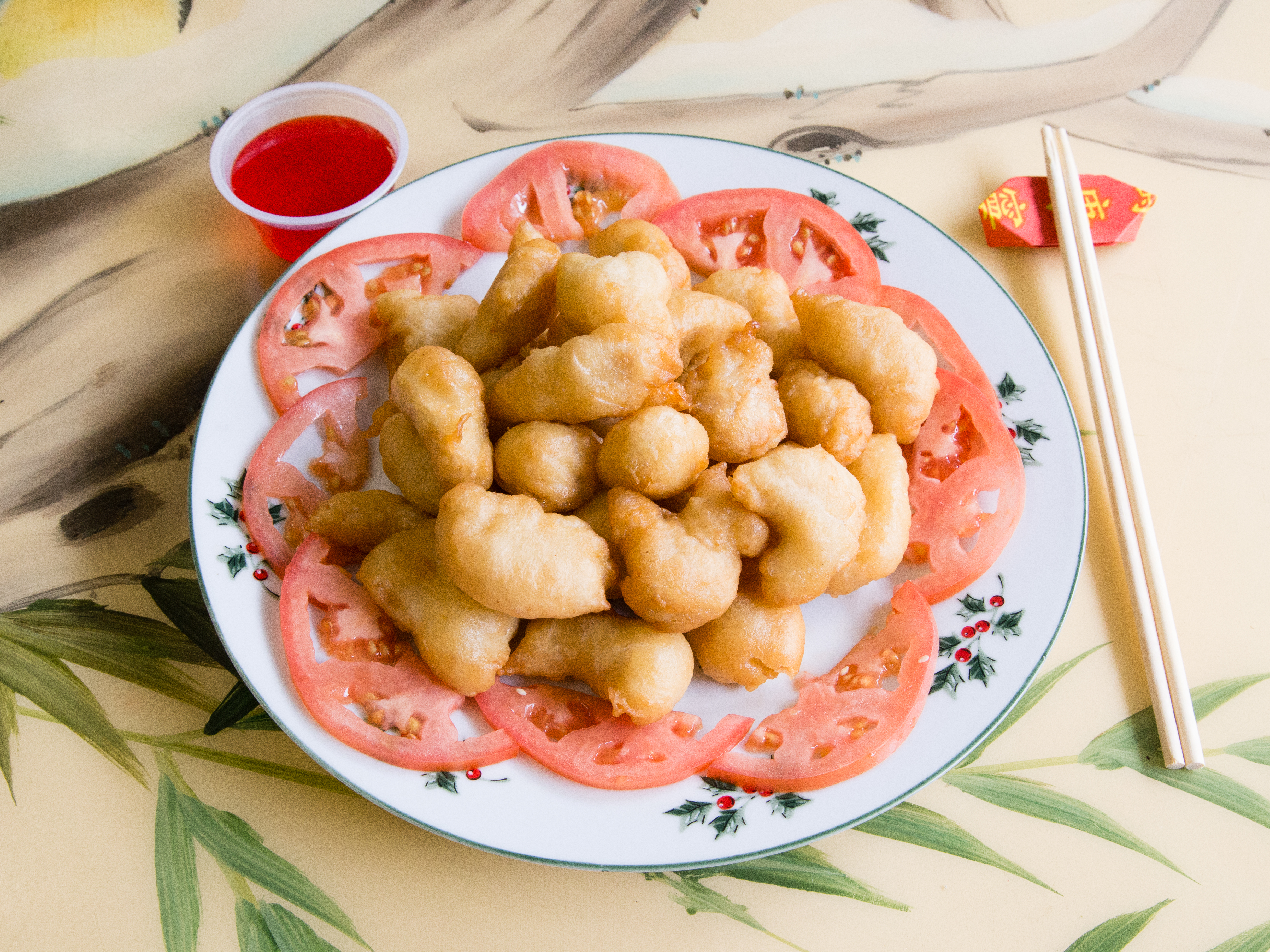 Order 63. Sweet and Sour Chicken food online from Happy Garden Chinese Restaurant store, Brooklyn on bringmethat.com