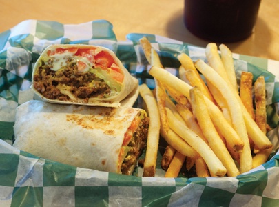 Order Angus Cheeseburger Wrap food online from Beef O Brady store, Wadsworth on bringmethat.com