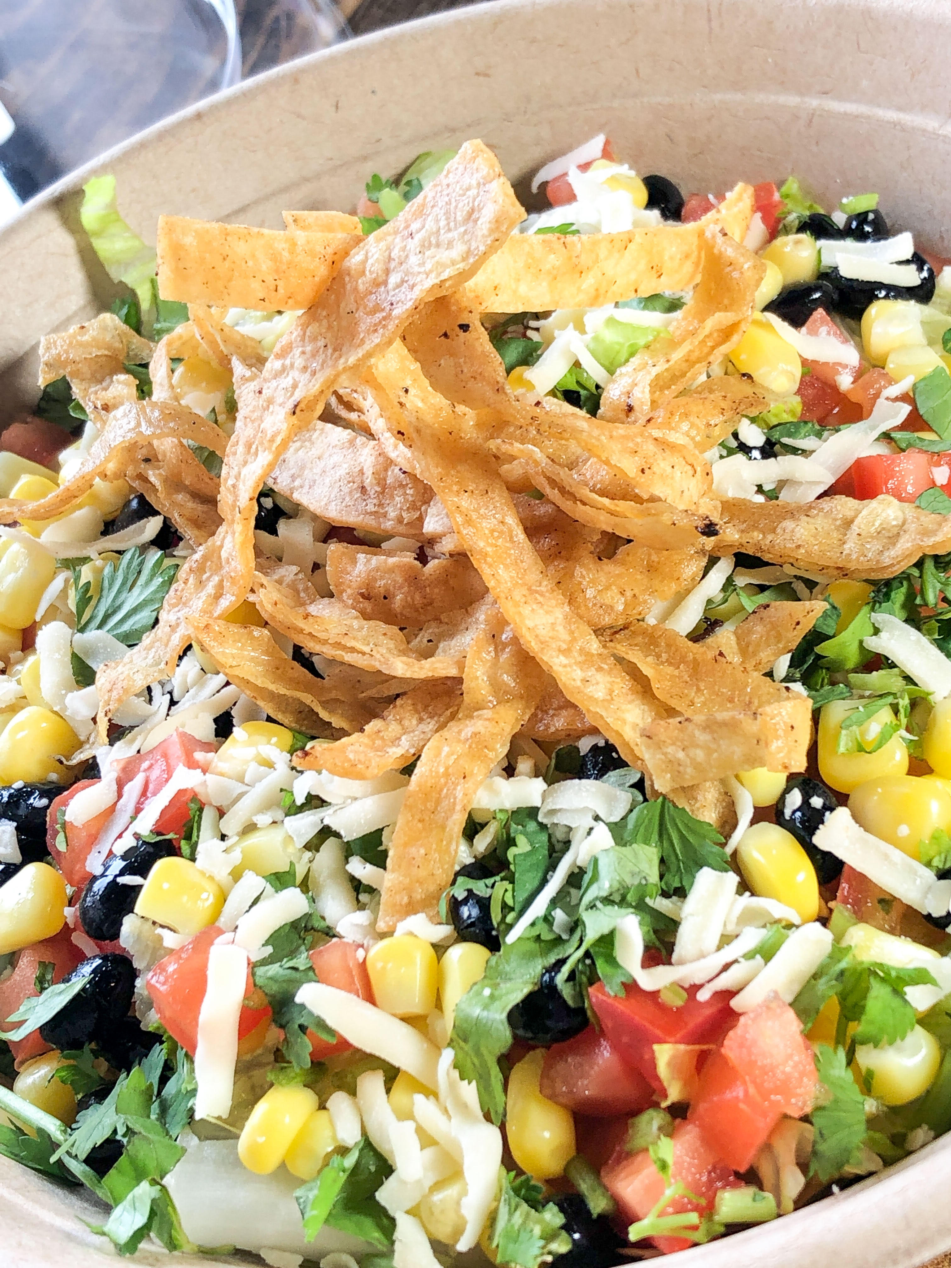 Order Southwest Salad food online from The Outpost Mexican Eatery store, Downers Grove on bringmethat.com