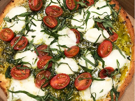 Order Margherita Pizza food online from Solutions Lounge And Restaurant store, Denver on bringmethat.com
