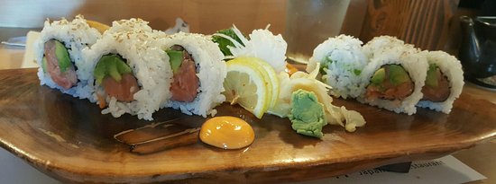 Order Smoked Salmon and Avocado Roll food online from Sushi On Tatum store, Phoenix on bringmethat.com
