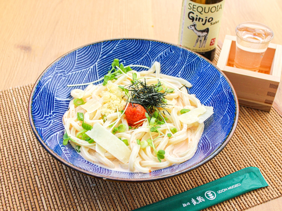 Order MENTAI CREAM SAUCE UDON* food online from Udon Mugizo San Jose store, San Jose on bringmethat.com