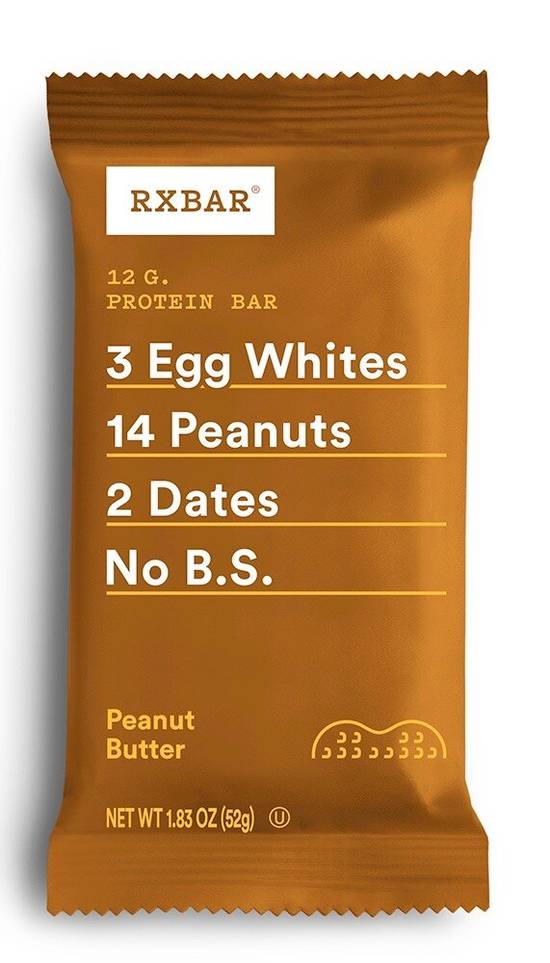 Order RXBAR Whole Food Protein Bar, Peanut Butter, 1.83 OZ Bar, 12g Protein food online from Cvs store, WEST COVINA on bringmethat.com