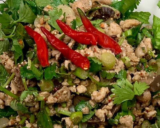 Order Chicken Salad (ລາບໄກ່ Laab Gai) food online from Cafe Khao Neow store, Wasilla on bringmethat.com