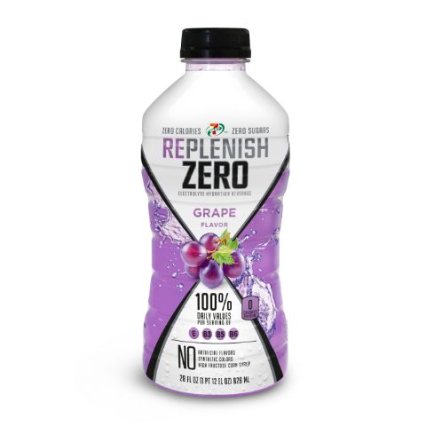 Order 7-Select Replenish Zero Grape 28oz food online from 7-Eleven store, Chicago on bringmethat.com