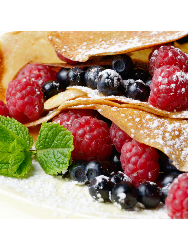 Order SWEET CUSTARD BERRY CREPE food online from Pause Cafe store, New York on bringmethat.com