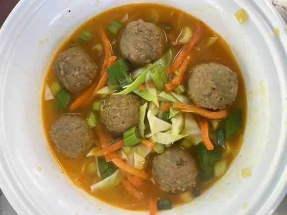 Order Sotanghon Hot Noodles with Beef Meatballs food online from Authentic Filipino Food LGM Delicacies store, Portland on bringmethat.com