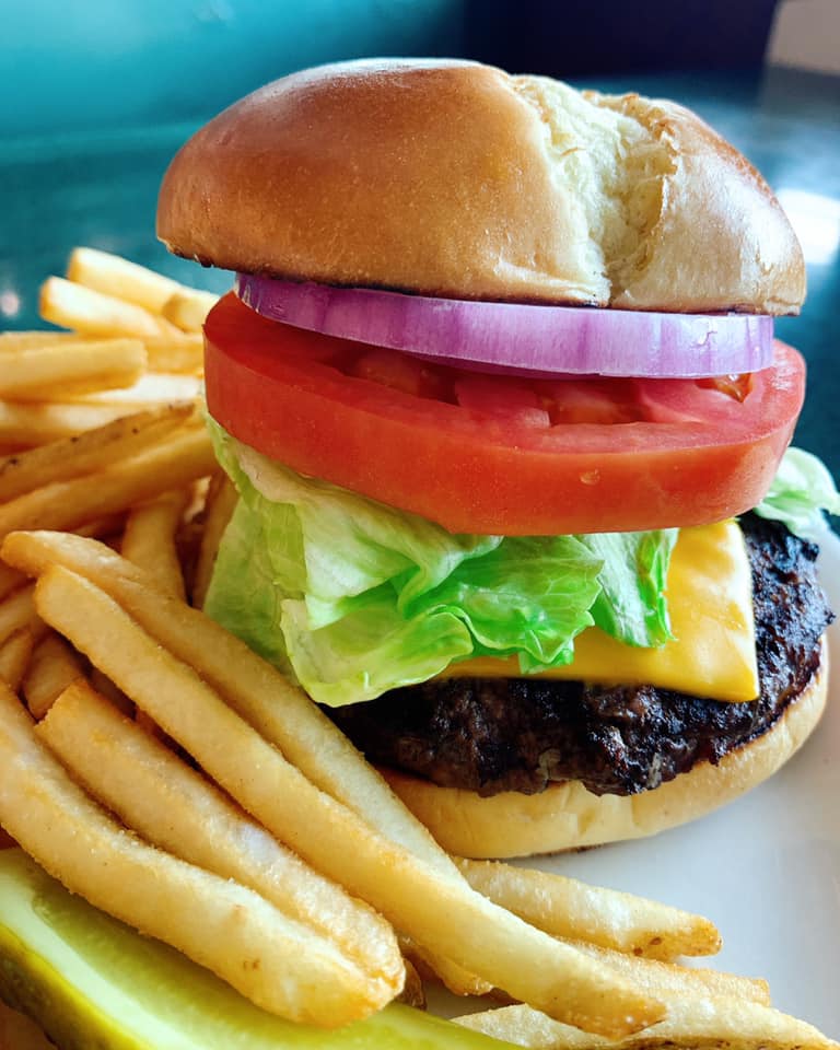 Order Cheeseburger food online from Double T Diner store, Annapolis on bringmethat.com