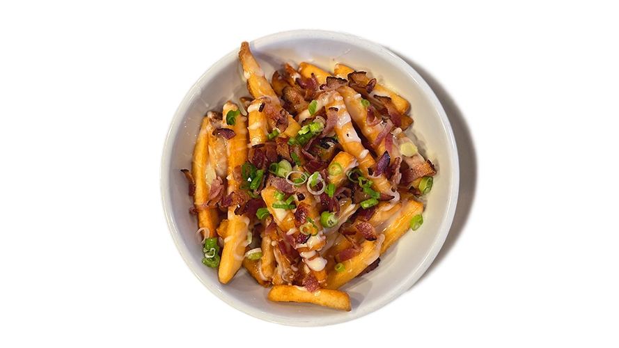Order bacon cheese fries (gf) (1015 cal) food online from Bareburger store, New York on bringmethat.com