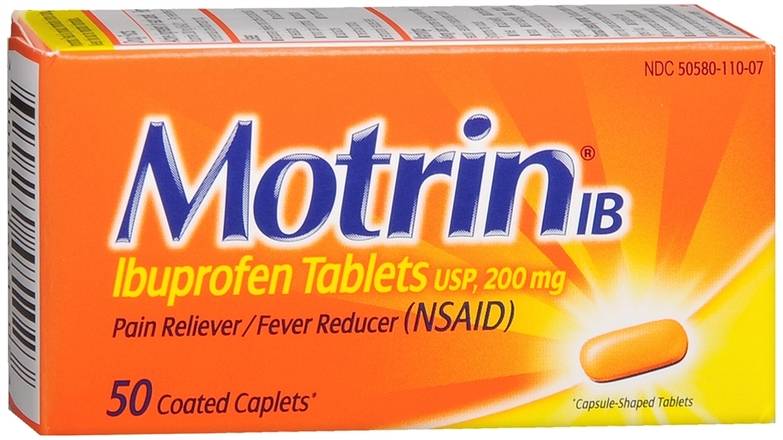 Order Motrin IB Coated Caplets food online from Scripx Pharmacy store, Plano on bringmethat.com