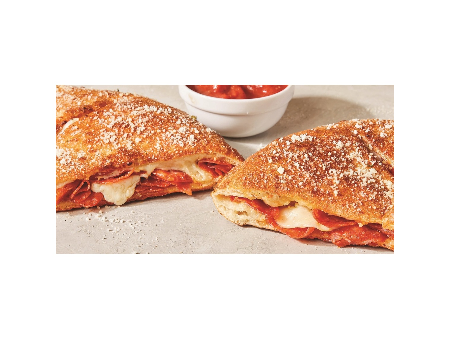 Order Pepperoni Stromboli food online from Vocelli Pizza store, monroeville on bringmethat.com
