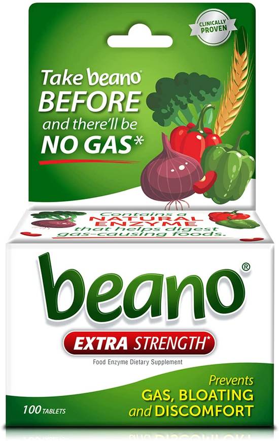 Order Beano Tablets (100 ct) food online from Rite Aid store, PITTSBURGH on bringmethat.com