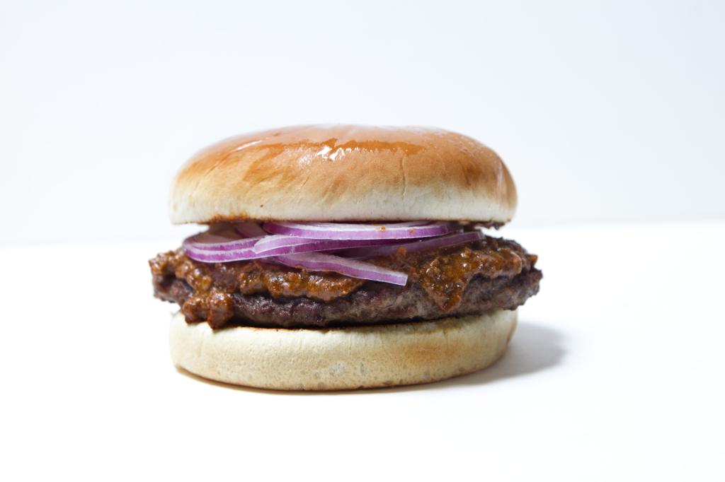 Order 1/3 lb. Chili Cheese Burger food online from Country Burger House store, Mesquite on bringmethat.com