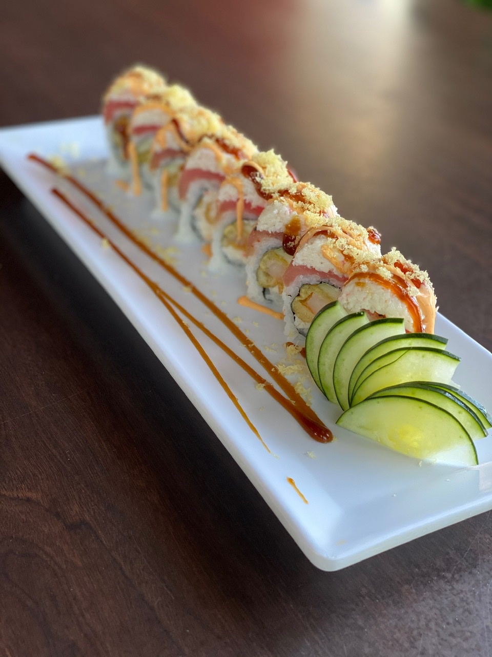 Order San Marcos Roll food online from Ahi Sushi & Grill store, San Marcos on bringmethat.com