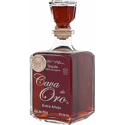 Order Cava de Oro Tequila Extra Anejo (750 ML) 110518 food online from Bevmo! store, San Luis Obispo on bringmethat.com
