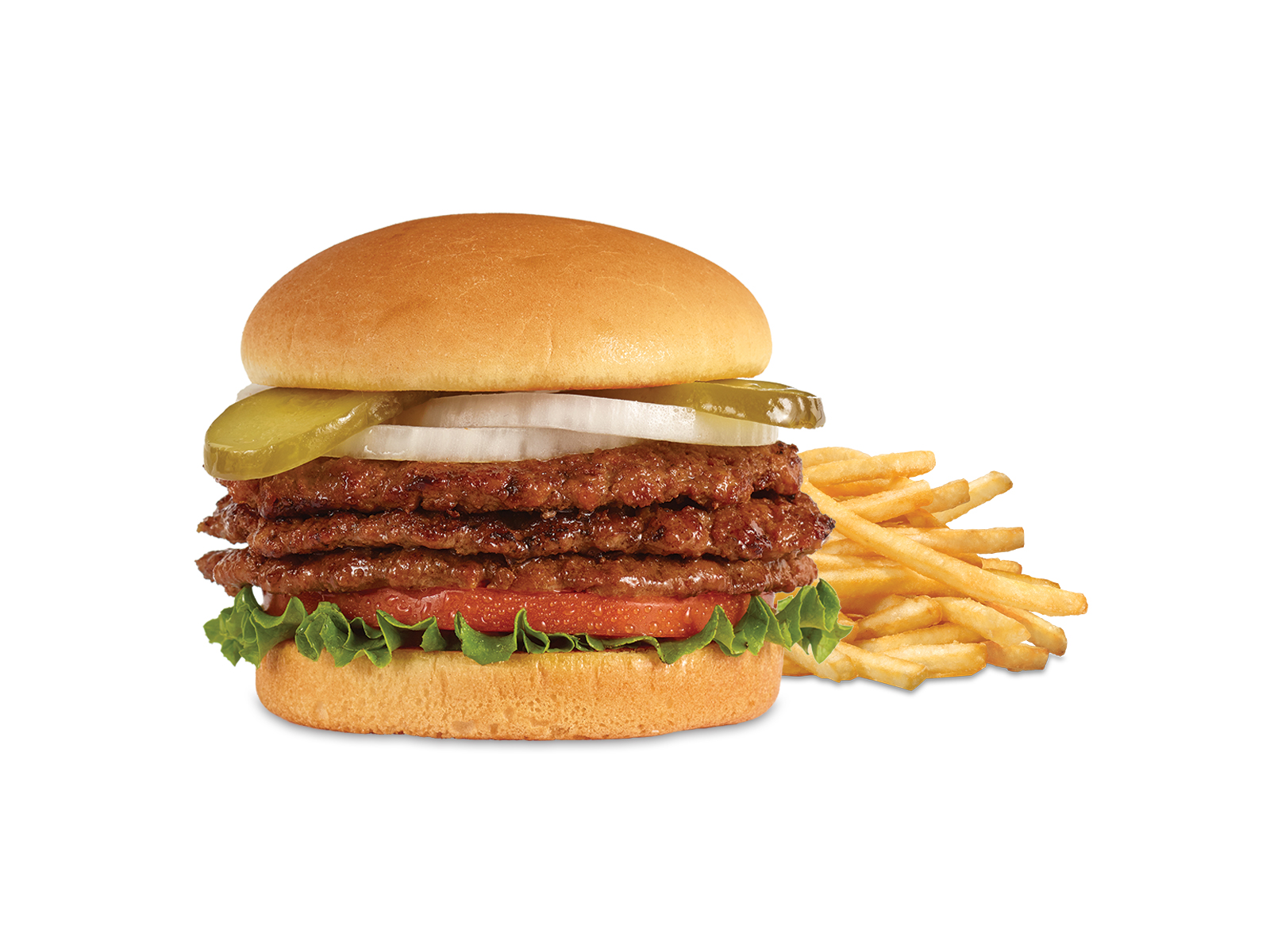 Order Triple Steakburger™ 'n Fries food online from Steak N Shake store, Indianapolis on bringmethat.com