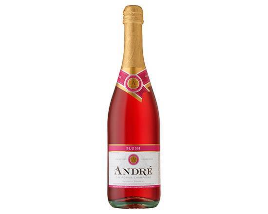 Order Andre Blush, 750mL champagne (9.5% ABV) food online from Signal Liquor store, Signal Hill on bringmethat.com