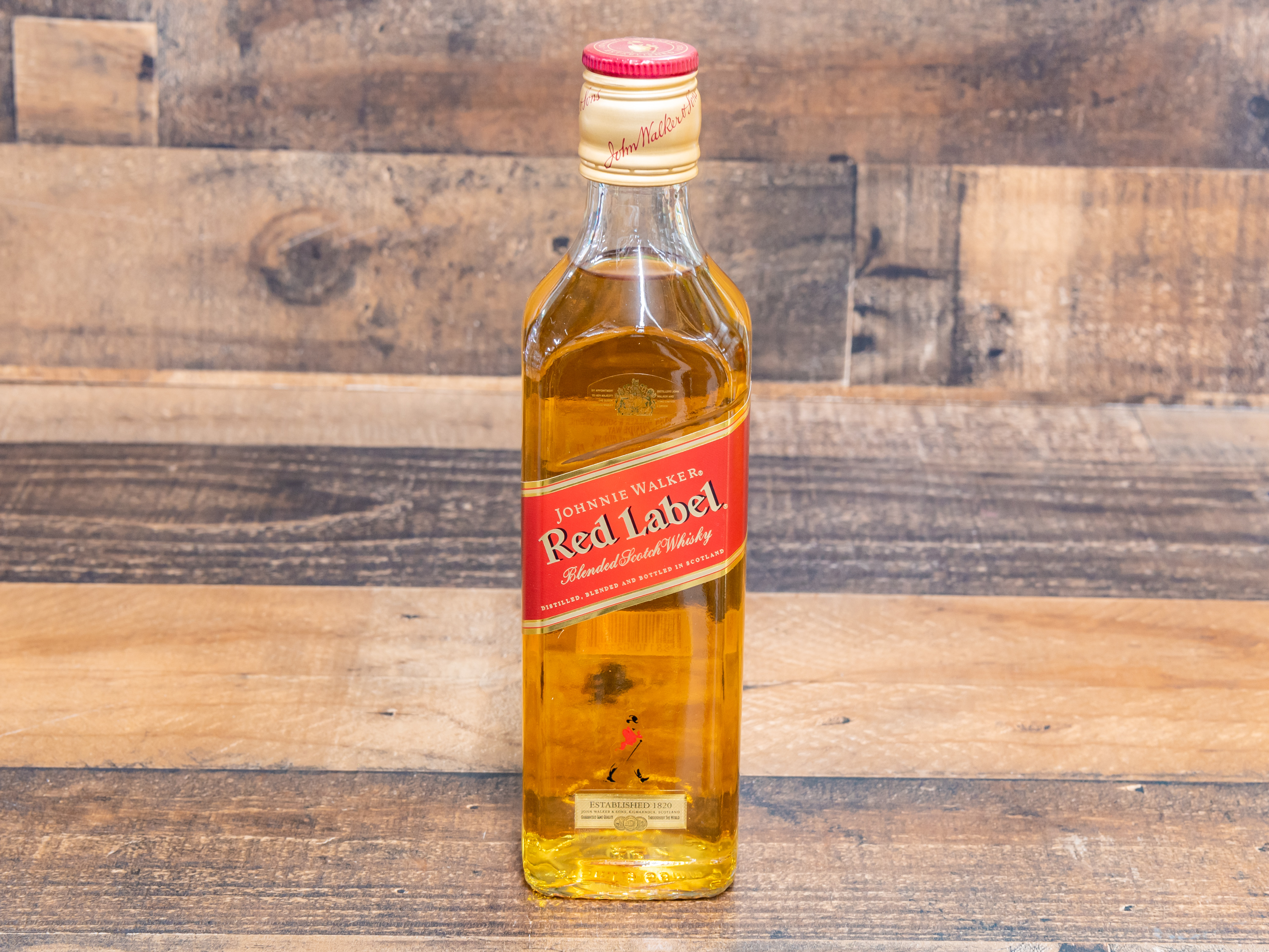 Order Johnnie Walker Red Label Blended Scotch Whisky food online from Belvedere Liquor store, Santee on bringmethat.com