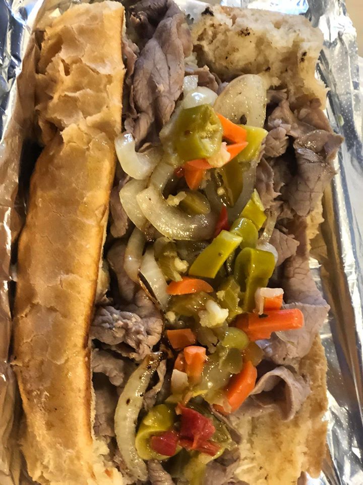 Order Italian Beef Sandwich and Fries food online from Mr. Greek Gyros store, Merrillville on bringmethat.com
