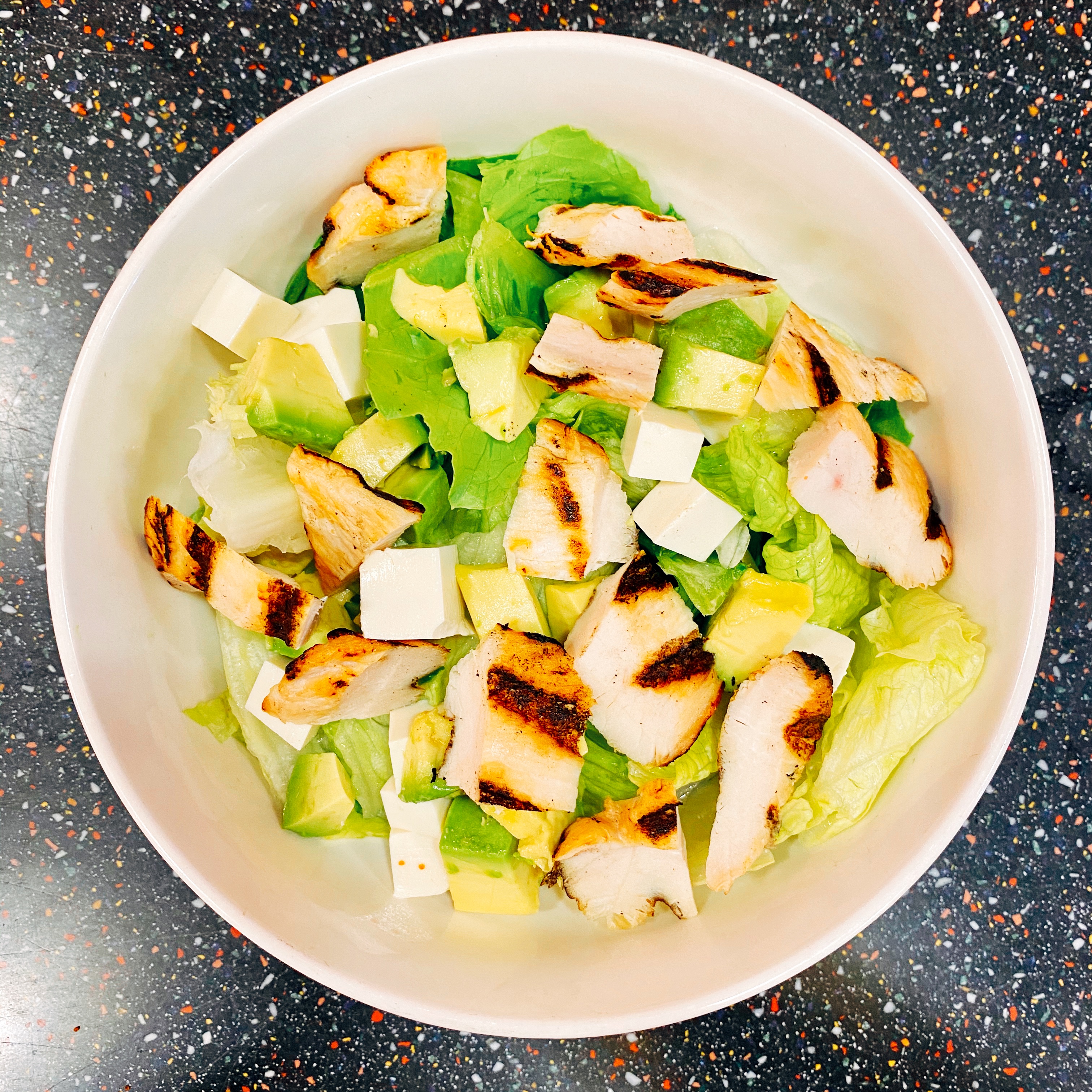 Order Grilled Chicken Caesar Salad food online from Ollie's To Go store, New York on bringmethat.com