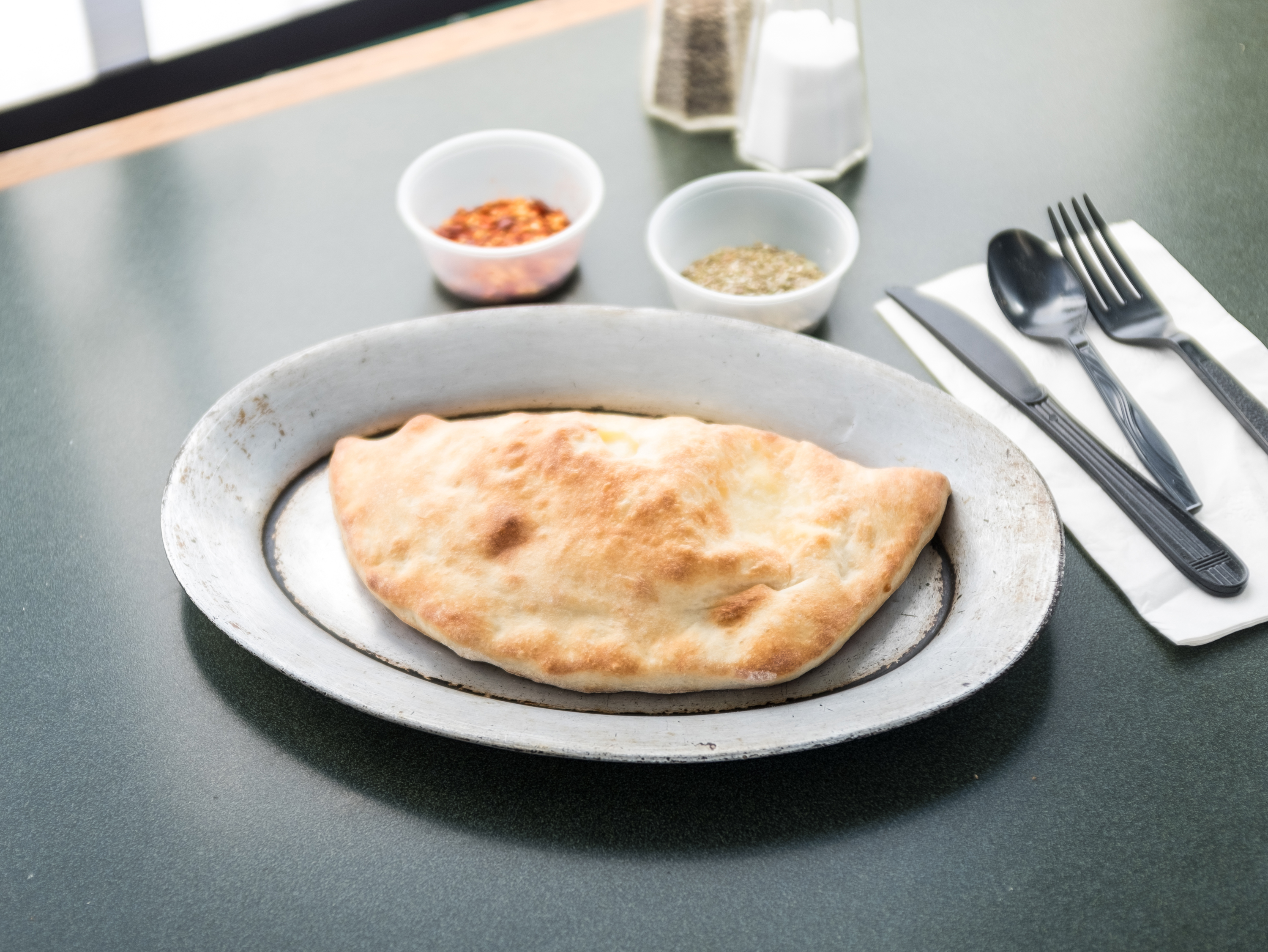 Order Mozzarella and Ricotta Calzone food online from Little Anthony's store, Media on bringmethat.com