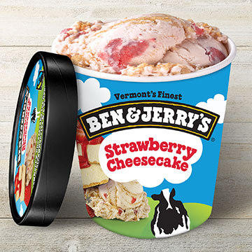 Order Ben & Jerry's Ice Cream Strawberry Cheesecake food online from Tgi Fridays store, Cherry Hill on bringmethat.com