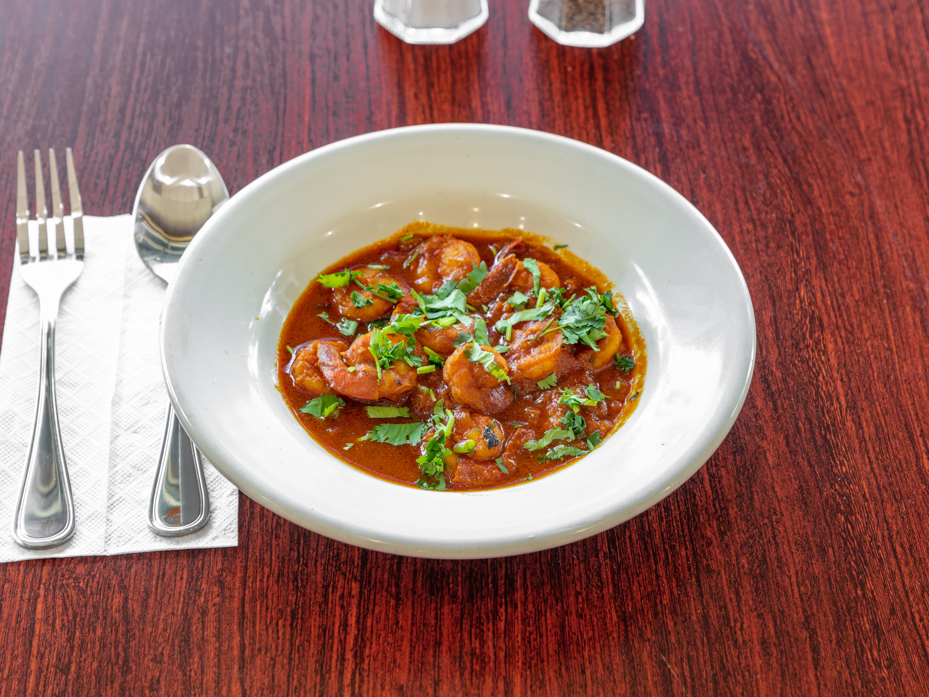 Order Shrimp Curry  food online from Chameli Restaurant store, Richardson on bringmethat.com