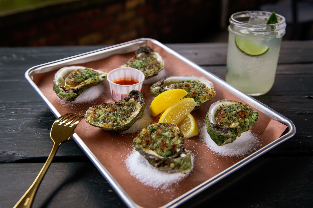 Order Chargrilled Oysters food online from Babygold Barbecue store, Berwyn on bringmethat.com