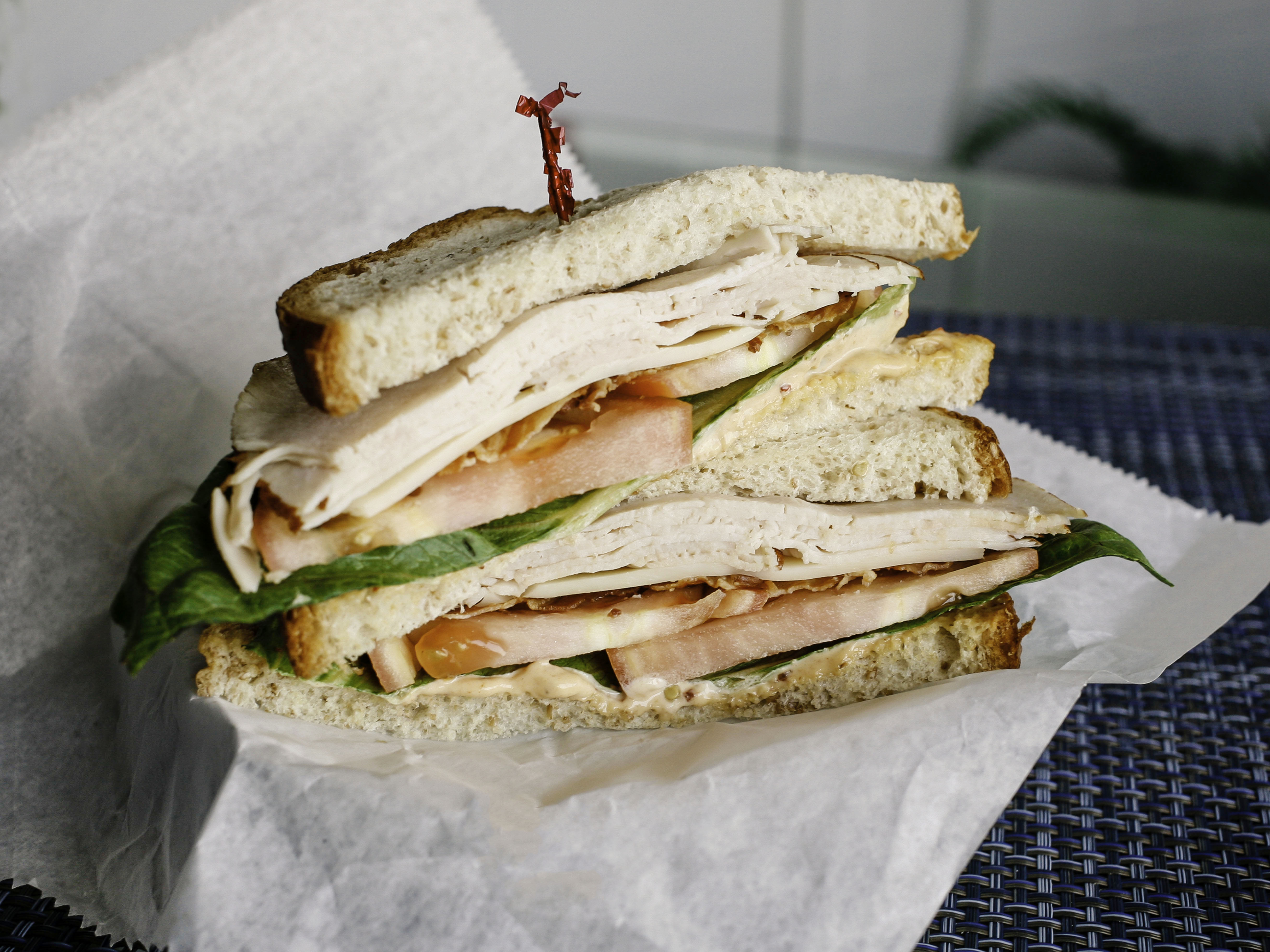 Order Jive Turkey Sandwich food online from The Granola Jar store, Evansville on bringmethat.com