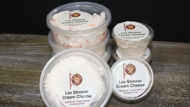 Order Lox Schmear Cream Cheese food online from Bagel Street Cafe Danville store, Danville on bringmethat.com